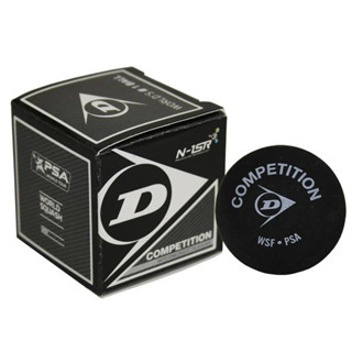 DUNLOP ลูกสควอช 1 จุดเหลือง COMPETITION SQUASH BALL