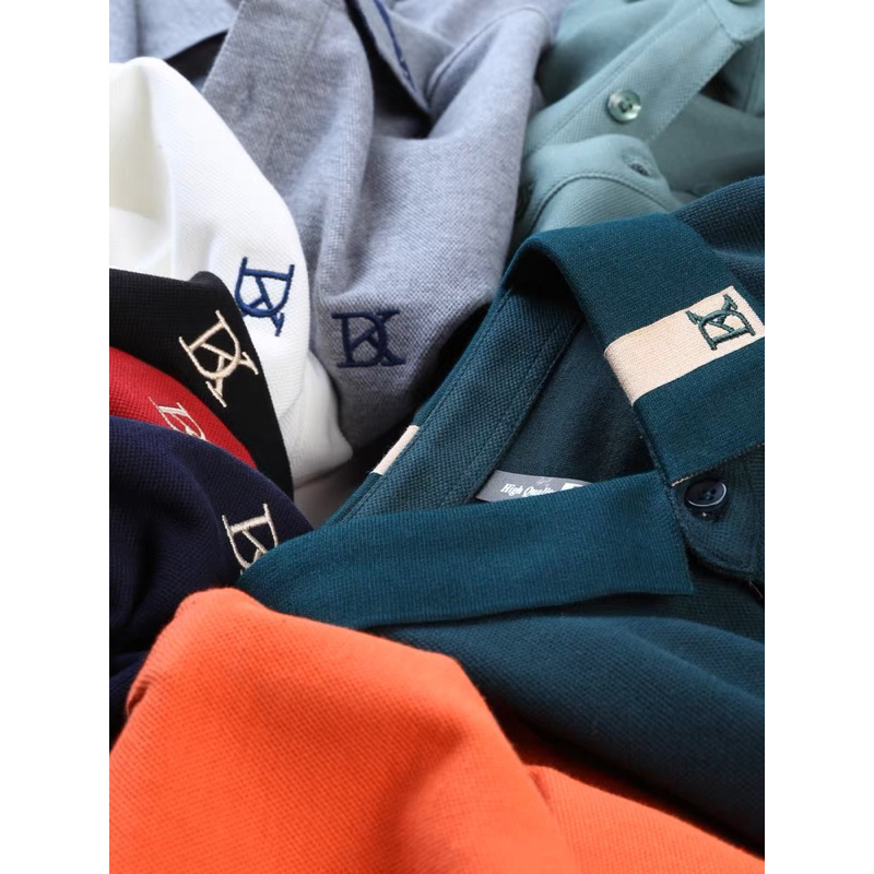 เสื้อโปโลผู้ชาย โปโลโอเวอร์ไซส์สไตล์เกาหลี เสื้อโปโลสไตล์เกาหลี ราคา ถูกที่สุด ดีลบีเคเค แกลเลอรีภาพที่ 6