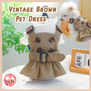 ชุดผู้ดีอังกฤษสำหรับน้องสัตว์เลี้ยง เสื้อหมา ชุดหมา British Style Pet Dress