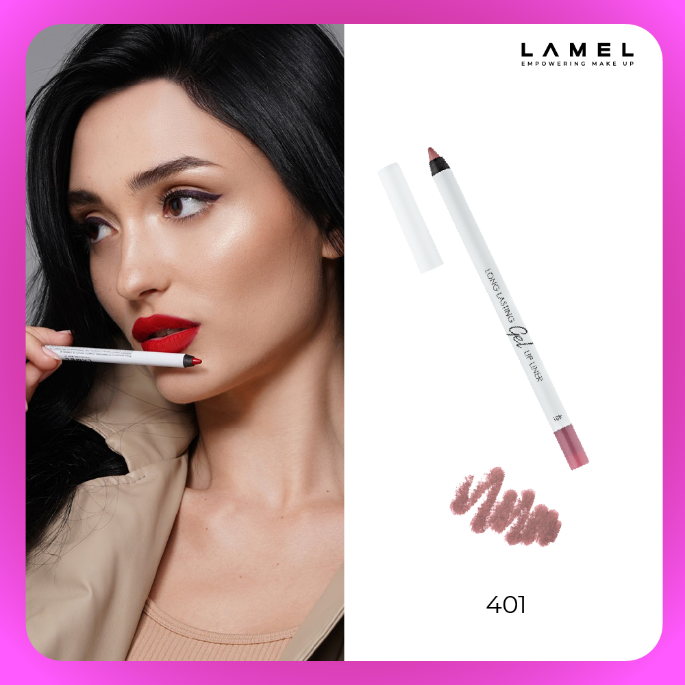 [SALE ปิดสาขาไทย] ราคาพิเศษ|ไม่มีเติมแล้ว|Lamel Long Lasting Gel Lip Liner ลาเมล ลอง ลาสติ้ง เจล ลิป ไลน์เนอร์