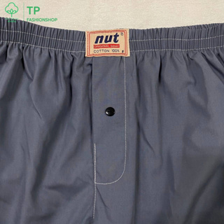 ลาย F022 บ๊อกเซอร์ (FREESIZE) Nut Boxer ผ้าเชิ้ต ไม่มีตะเข็บ ผ้าคอตตอน100% ​cotton​ กางเกงบ๊อกเซอร์ทรงเกาหลี