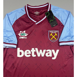 เสื้อ Fanball West Ham United 23/24 Home เวสต์ แฮม ยูไนเต็ด เหย้า