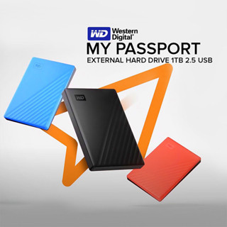 จัดส่งภายใน 24 ชั่วโมง!!Western Digital HDD External Harddisk 2TB 1TB ที่เก็บข้อมูลแบบพกพา USB 3.0 ฮาร์ดดิสพกพา