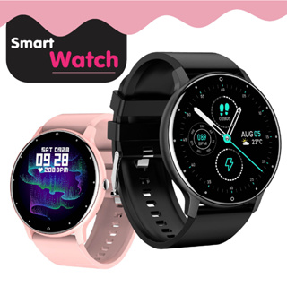 สมาร์ทวอทช์ แท้ นาฬิกา smart watch กันน้ำ นาฬิกาวัดความดัน วัดชีพจร ทำงานได้ทั้งระบบ Android และ IOS แท้