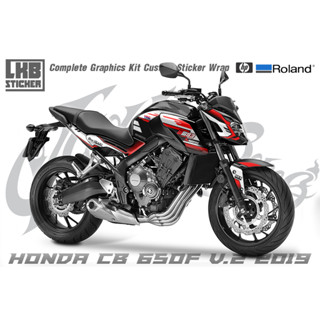 สติ๊กเกอร์แต่งลายรถ Honda CB 650F V.2 2018 ลาย Sport V.1