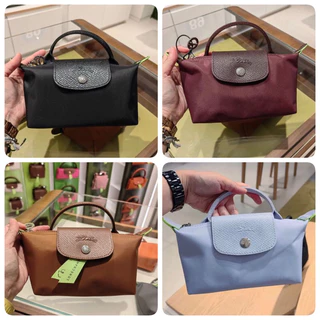 พร้อมส่ง * Longchamp Mini Pouch พร้อมชุดสายสะพาย