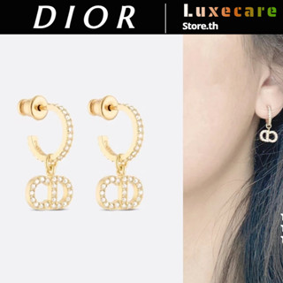 ดิออร์👜Dior CLAIR D LUNE EARRINGS ต่างหู Dior/แฟชั่น/สง่างาม/หรูหรา/คลาสสิก/ป่า