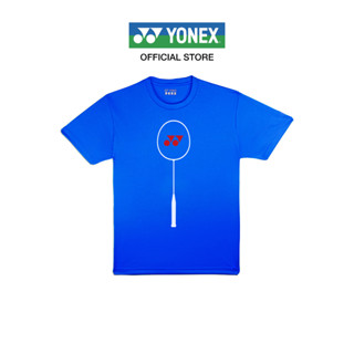 YONEX MENS T-SHIRT 23101 เสื้อคอกลม ผ้าโพลีเอสเตอร์ เนื้อสัมผัสนุ่มสบาย เหมาะสำหรับทั้งใส่ออกกำลังกายหรือชุดลำลอง