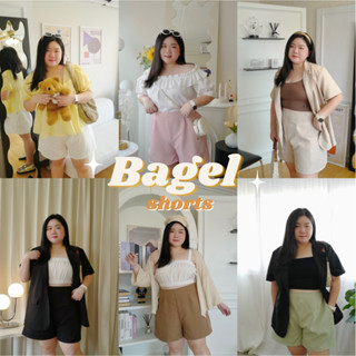 💖 Bagel Shorts กางเกงเก็บพุงไร้ขอบ เอวสูงปรี๊ด #เสื้อผ้าสาวอวบ Plussize