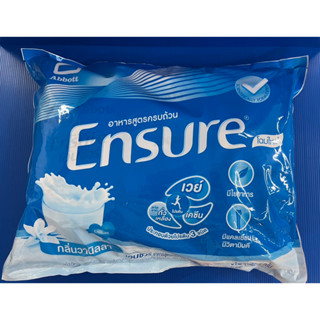 เอนชัวร์(Ensure)วานิลลาแบบถุงเติม 2,400 กรัม (400*6 ถุง) หมดอายุ 31/01/2025