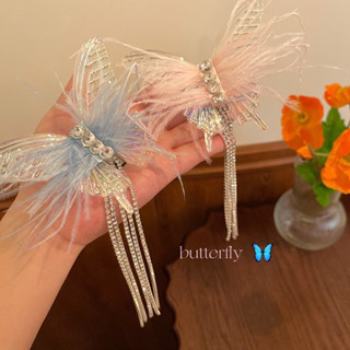 blinkgirl 〰️ hair clips 🌼พร้อมส่ง  7.7 กิ๊บติดผม ผีเสื้อ ดีเทลสวยมากก ติดออกมายังไงก็สวยค่า