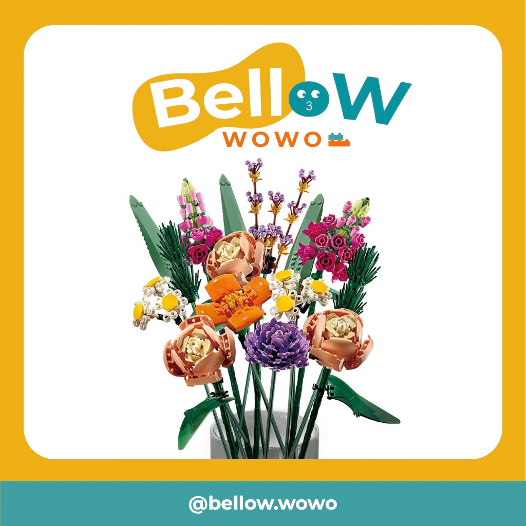 พร้อมส่ง Flower Bouquet ตัวต่อช่อดอกไม้ตกแต่ง, ช่อดอกไม้สวยงาม, ดอกไม้ตกแต่ง, ของขวัญครบรอบ, ของขวัญวาเลนไทน์คนพิเศษ