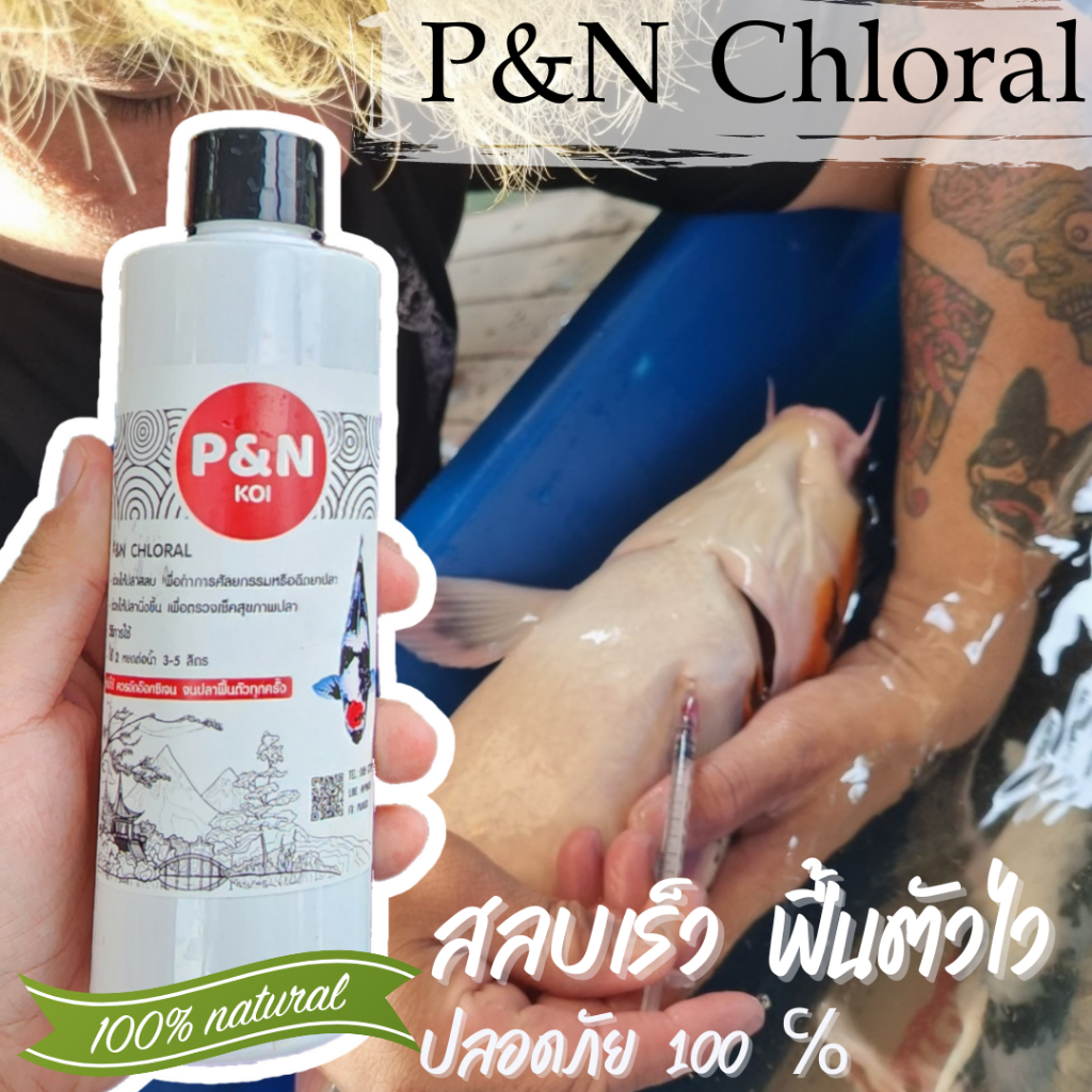  PN Chloral  สูตรสมุนไพร สำหรับปลาสวยงาม