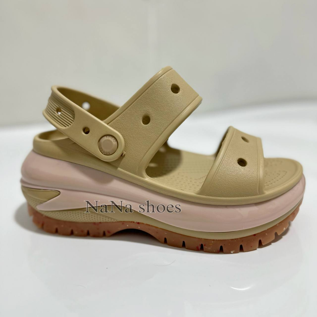 !! พร้อมส่ง! รองเท้า Crocs MEGA CRUSH SANDAL รองเท้าส้นสูงรัดส้นรุ่นใหม่ล่าสุดมีเบอร์ 36---40 มี 4 สี