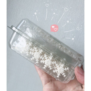 น้ำตาลตกแต่งเค้ก(กัมเพส100%) สโนวเฟลค ขนาด S ( 2.5cm)ขนาดบรรจุ 50 g.