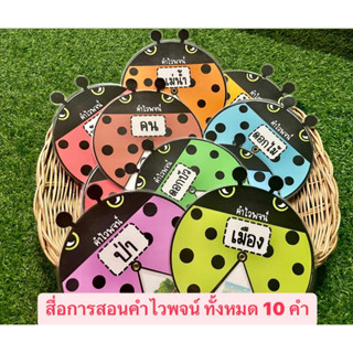 สื่อการสอนคำไวพจน์ สื่อการสอนภาษาไทยขนาดใหญ่ (เฉลี่ยชิ้นล่ะ 34฿)🐞