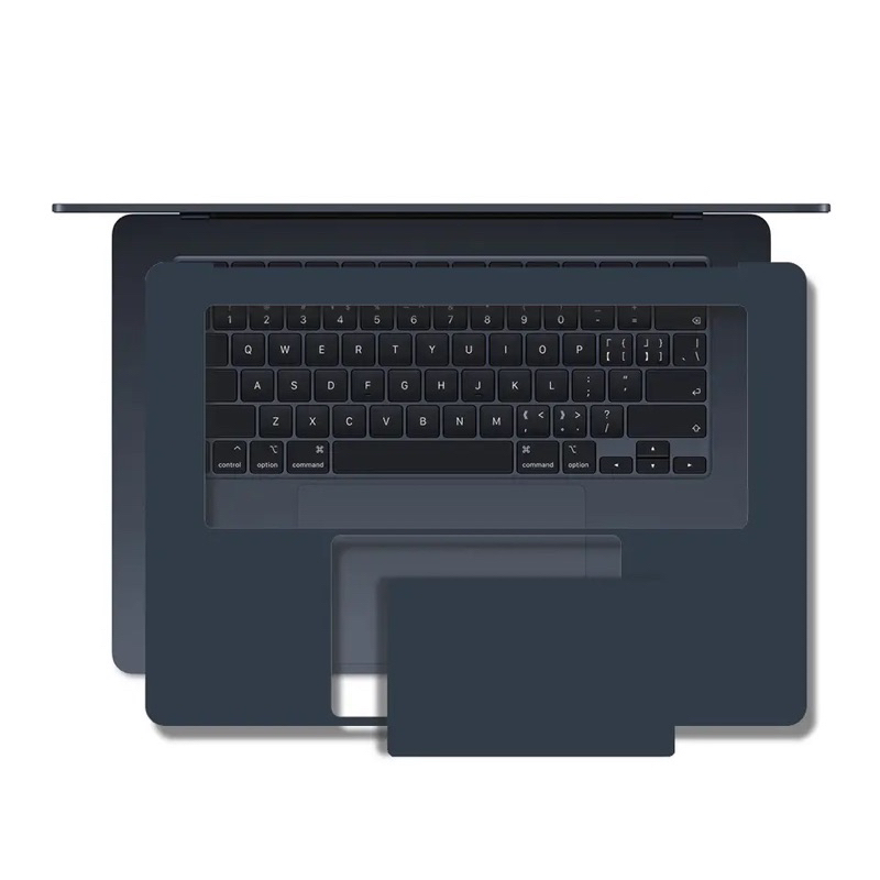 สติ๊กเกอร์กันรอยแมคบุ๊ค PVC 3M For MacBook Air 15.3 M4 M2 M3 2023-2025 A3241 A2941 A3114 Sticker