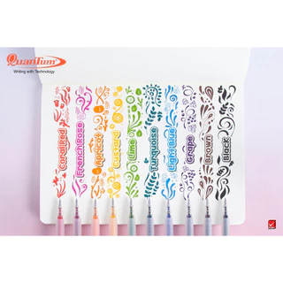 ปากกาเจล Quantum รุ่น Dolly Daiichi มีสีให้เลือก 11 สี ขนาด 0.5mm. หมึกชนิดพิเศษ แห้งเร็ว กันน้ำ เขียนลื่น