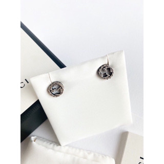 Used Like New Gucci Earrings Year 20 รุ่นฮิตอะไหล่รมดำ แท้ 100% (ไม่แท้ยินดีคืนเงิน)