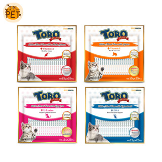 [ส่งไว] Toro Plus (15 gm.) แพ็ค 25 ซอง ขนมแมวเลีย โทโร่ พลัส