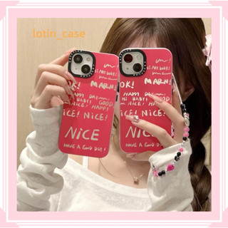 🎁ส่งของขวัญ🎁เคสไอโฟน สำหรับ 11 13 for iPhone Case 14 12 Pro Max น่าสนใจ เรียบง่าย โซ่มุก กันกระแทก ปกป้อง เคสโทรศัพท์