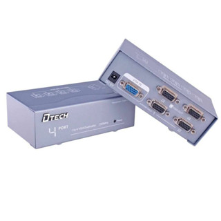 DTECH กล่องแยกจอ VGA Splitter จอ VGA เข้า 1 ออก 4 รับประกัน 1 ปีของแท้ 100%