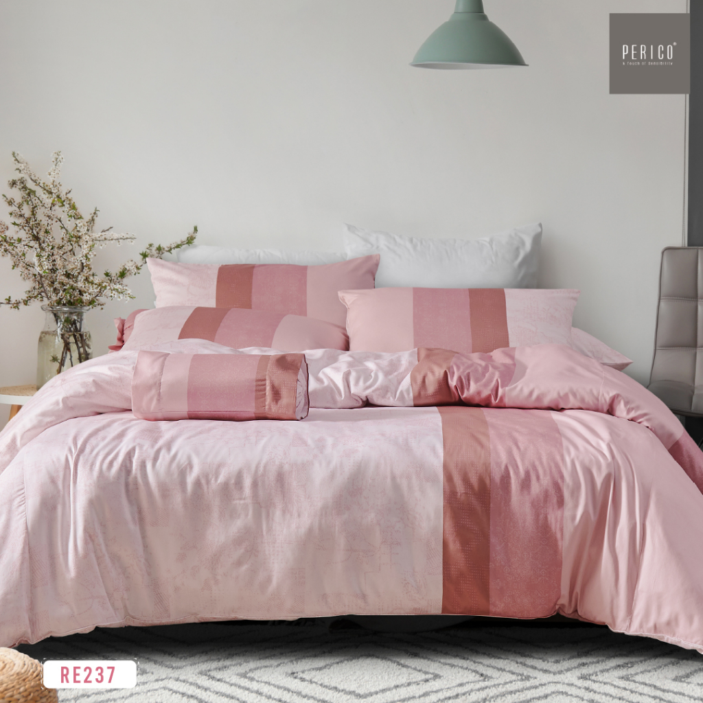 PERICO รุ่น Regal RE ชุดผ้าปูที่นอน 6 ฟุต มี 3 ชิ้น Cotton sateen 100%