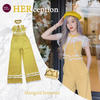 จั๊มขายาวสีเหลือง S ป้าย HERception BRAND มือ1