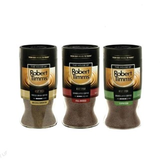 Robert Timms Premium Coffee 100g. โรเบิร์ต ทิมส์ พรีเมี่ยม กาแฟสำเร็จรูป 100 กรัม