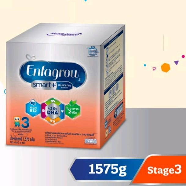 1. #EnfagrowSmartPlus
2. #สูตร3
3. #ขนาด1575กรัม
4. #จืด
5. #อย20-1-03444-1-0216