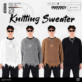 ZEROBOY - Knitting Sweater SS23 " เสื้อคลุมผ้าไหมพรม "