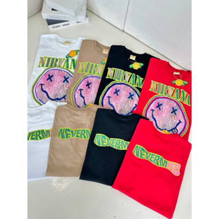 พร้อมส่ง🧸เสื้อยืดโอเวอร์ไซส์ TAS Nirvana