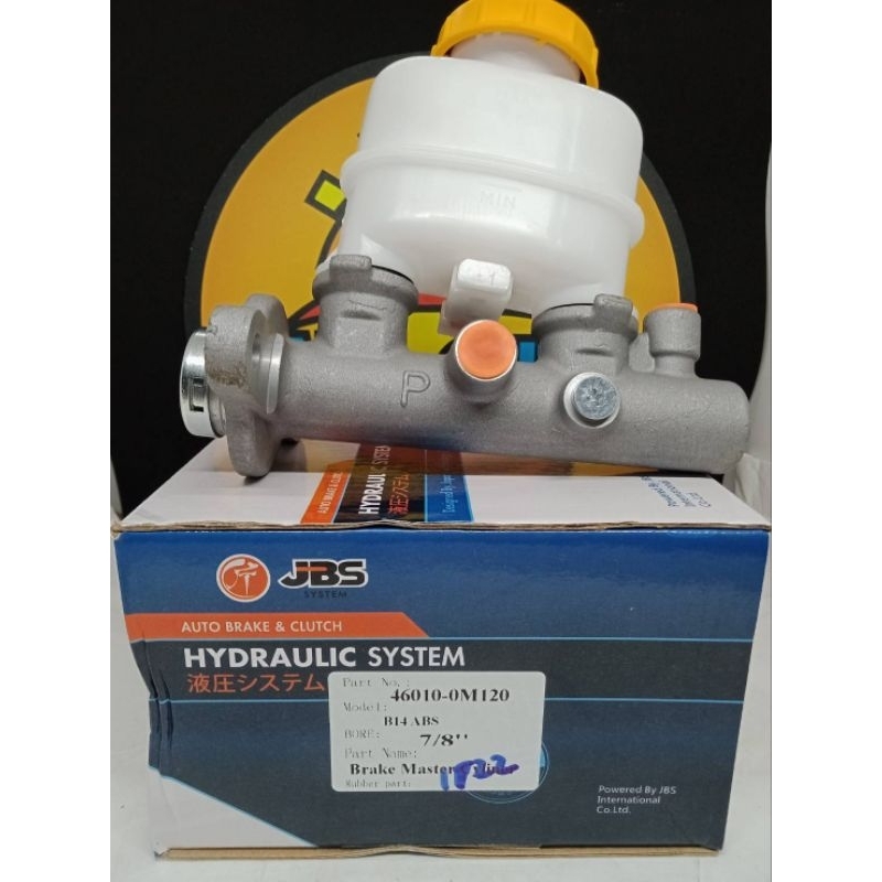 แม่ปั้มเบรคบน  NISSAN SENTRA B14  7/8. ABS. JBS 46010 OM120. ราคา  1,680  บาท