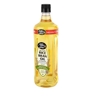 ALFA ONE อัลฟาวัน น้ำมันรำข้าว ขนาด 1 ลิตร 100% Pure Rice Bran Oil 1000ml. (Oryzanol 12,000ppm)