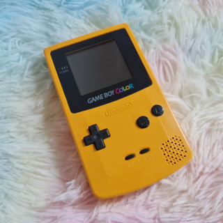 [SELL] Official Nintendo Gameboy Color Yellow CGB-001 (USED) เครื่องเล่นเกม GBC มือสอง สภาพดี !!