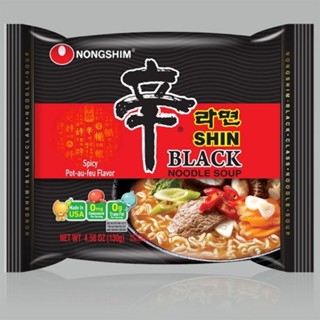 มาม่าเกาหลี nongshim shin ramyun black 134g ชินราเมียนแบล็ค พรีเมี่ยมต้นตำหรับเกาหลี 농심 신라면 블랙 original from korea