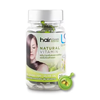 [1 แถม 1] LESASHA วิตามิน เซรั่มบำรุงเส้นผม เลอซาช่า สูตร Olive Oil 20 แคปซูล สำหรับผมเสียจากความร้อนในการจัดแต่งทรงผม