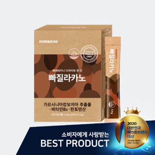 🏆🇰🇷พร้อมส่งเป็นกล่องEverbikini Ppagillacano กาแฟใดเอท กาแฟวิตามิน อเมริกาโน่