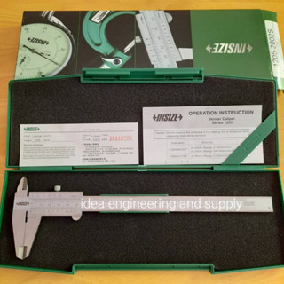 เวอร์เนีย 8" ความละเอียด 0.02mm Vernier Calipers 0-200mm/0-8" INSIZE 1205-2002S อินไซส์ คาร์ลิปเปอร์ 8นิ้ว