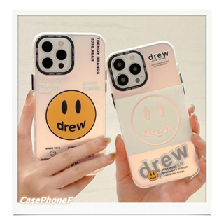 ✨ส่งของขวัญ✨เคส for iPhone 11 14 Pro Max Case for iPhone 12 13 ป้องกันการตก การป้องกัน รอยยิ้ม พื้นผิวกระจก แฟชั่น