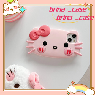 ❤️ส่งของขวัญ❤️ เคสไอโฟน 11 12 13 14 Pro Max HelloKitty ความนิยม การ์ตูน ความคิดสร้างสรรค์ Case for iPhone ป้องกันการตก