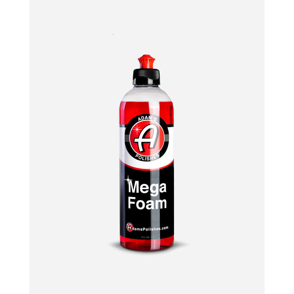 Adam's Mega Foam Shampoo (16 oz/473 ml) แชมพูล้างรถ สูตรเข้มข้นสูงมากพิเศษ ขนาด 16 oz/473 ml