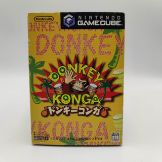 DONKEY KONGA แผ่นสภาพดี กล่องสภาพดี Nintendo Game Cube [GC]