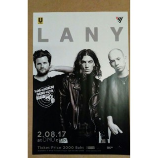 โปสเตอร์วงดนตรี LANY live in bangkok