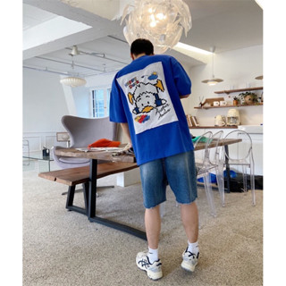 PAPA.XQ HAPPY DUCK TEE 🔥🛒(New! เสื้อยืด Oversize ลายใหม่ล่าสุด🔥🔥)