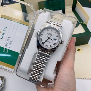 นาฬิกาข้อมือ Rolex Datejust CC clean (พร้อมกล่องใส travel case)