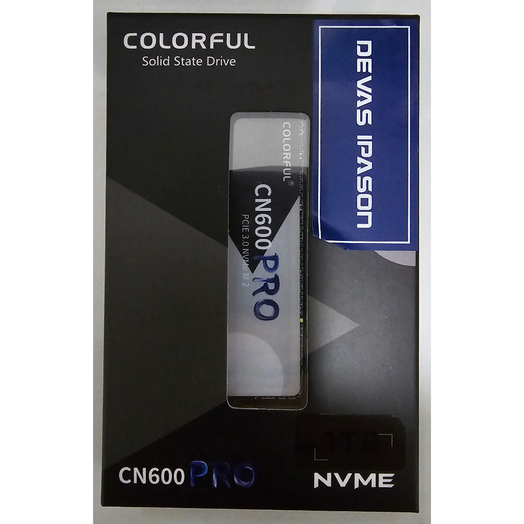 COLORFUL SSD CN600 PRO ขนาด 1TB (M.2 NVMe 3400/3100 MB/s) ของใหม่