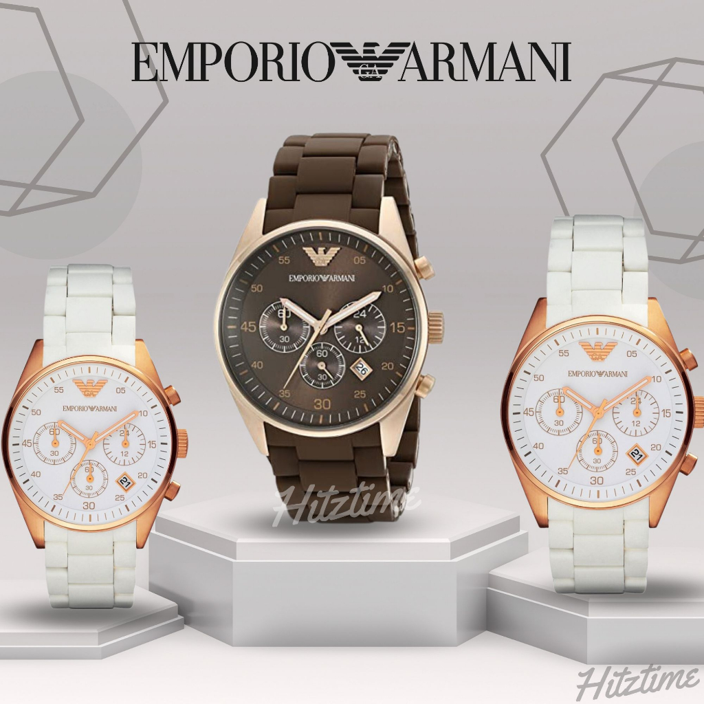 EMPORIO ARMANI รุ่น AR5919 AR5891 AR5920 เอ็มโพริโออาร์มานี่ นาฬิกาข้อมือผู้ชาย นาฬิกาแบรนด์เนมของแท