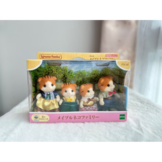 Sylvanian Maple Cat Family ครอบครัวแมวส้ม ของแท้ญี่ปุ่น🇯🇵