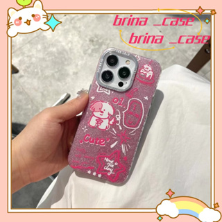 ❤️ส่งของขวัญ❤️ เคสไอโฟน 11 12 13 14 Pro Max ลูกสุนัข ความนิยม แฟชั่น สาวน่ารักหัวใจ เรียบง่าย Case for iPhoneป้องกันการต